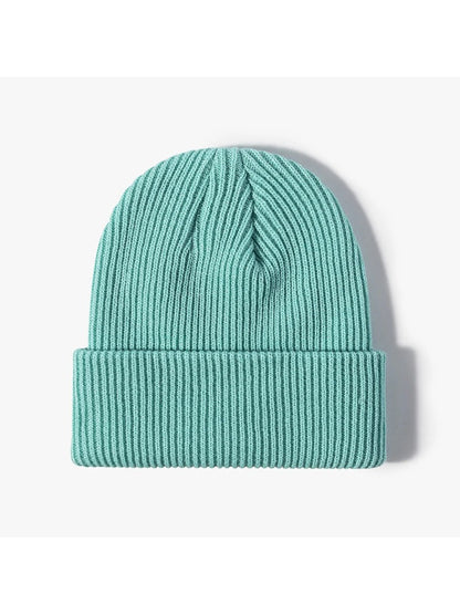 Haila - Classic Rib Knit Cuffed Beanie