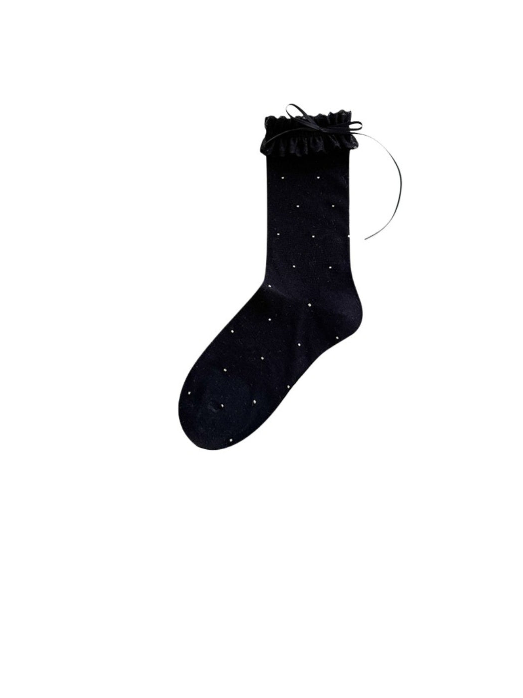 Rufia - Sweet Dot Ruffle Edge Crew Socks product image 5
