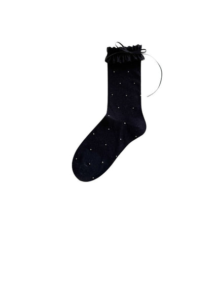Rufia - Sweet Dot Ruffle Edge Crew Socks product image 5