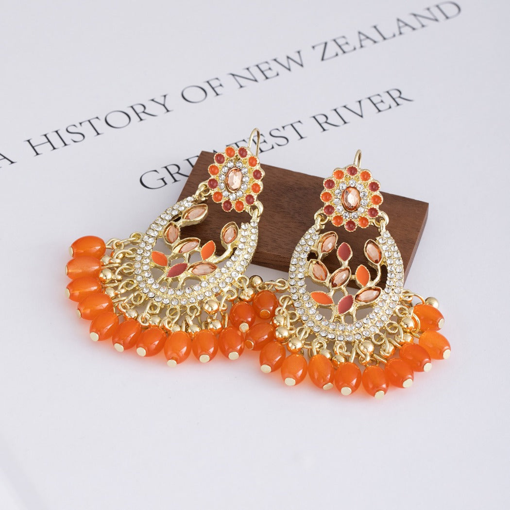Earwish - Bohemian Beaded Earrings - Luxe Tassel