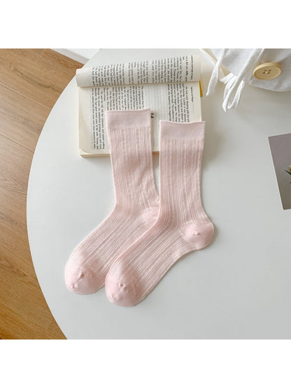 Rufia - Lightweight Modal Ribbed Crew Socks