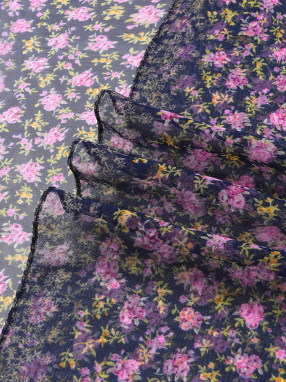 Scarvii - Daisy Print Scarf - Cool & Soft