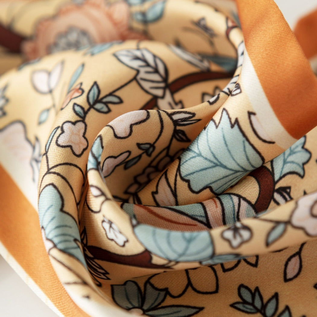 Scarvii - Colorful Print Neck Scarf - British & Classic