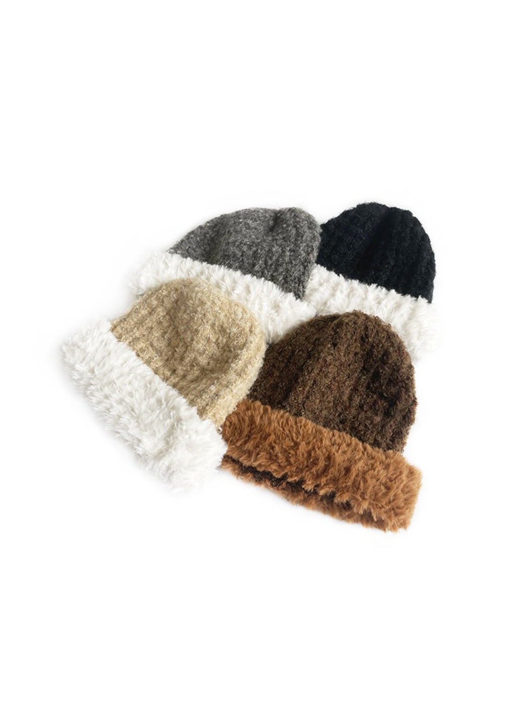 Haila - Soft Plush Cuffed Knit Beanie