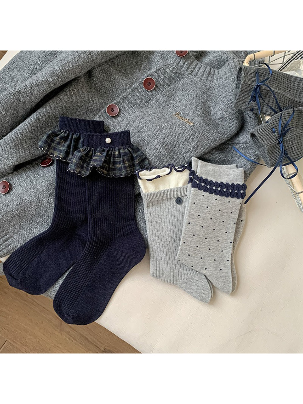 Rufia - Sweet Academy Crew Socks