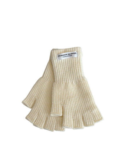Gloving - Winter Half-Finger Knitted Gloves