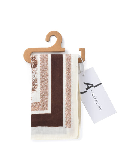 Scarvii - Retro Print Small Square Scarf