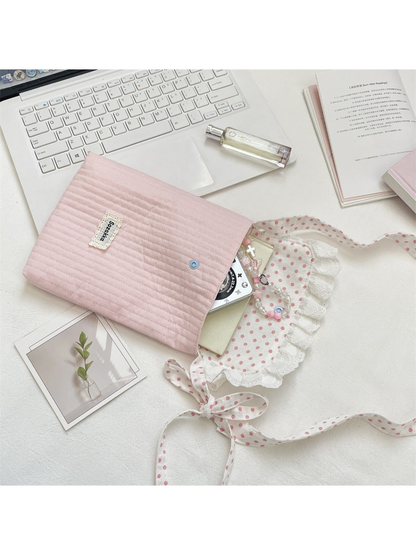 Cosbai - Lace Ruffle Crossbody Pouch