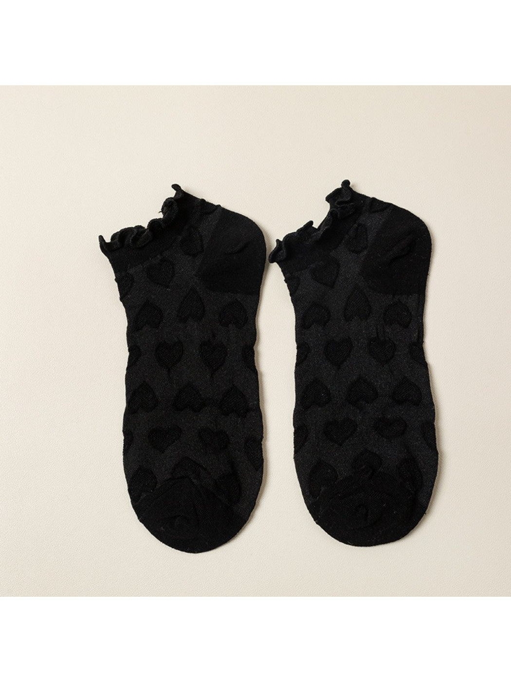 Rufia - Textured Heart Ankle Socks product image 5