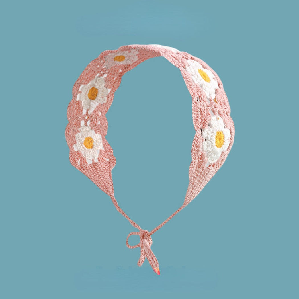 Haila - Crochet Flower Hairband - Summer's Perfect Accessory