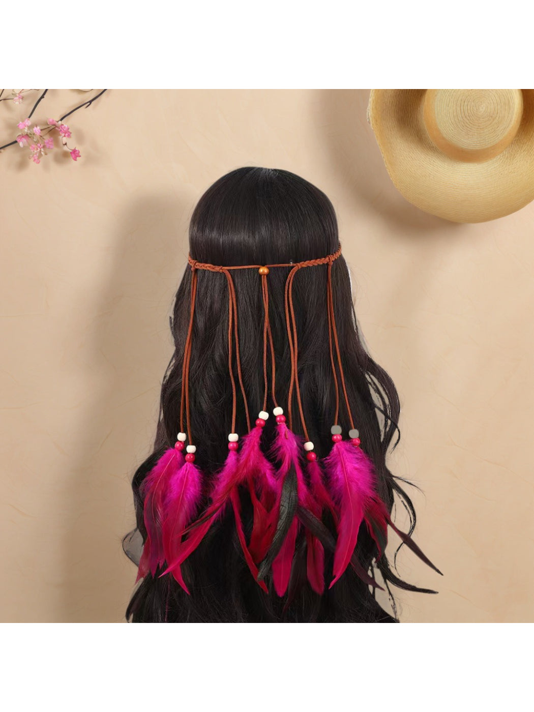Hairish - Bohemian Feather Hair Garland