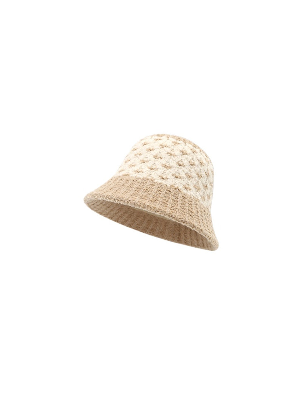 Haila - Color Block Knitted Bucket Hat