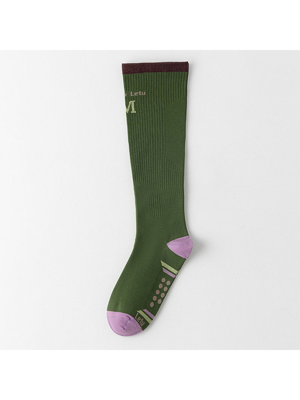 Rufia - Ribbed Ruffle Trim Mid-Calf Socks product image 6