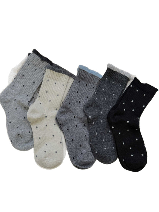 Rufia - Classic Tiny Dot Crew Socks