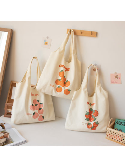 Cosbai - Fruit Series Soft Shoulder Tote