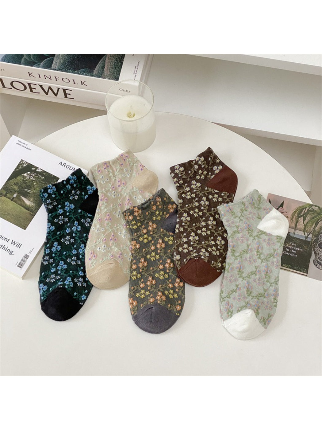 Rufia - Meadow Blossom Ankle Socks