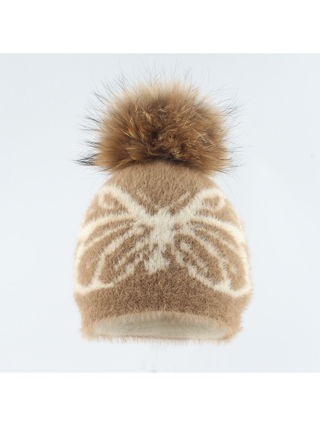 Haila - Winter Butterfly Pattern Beanie