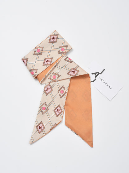 Scarvii - Classic Floral Skinny Scarf