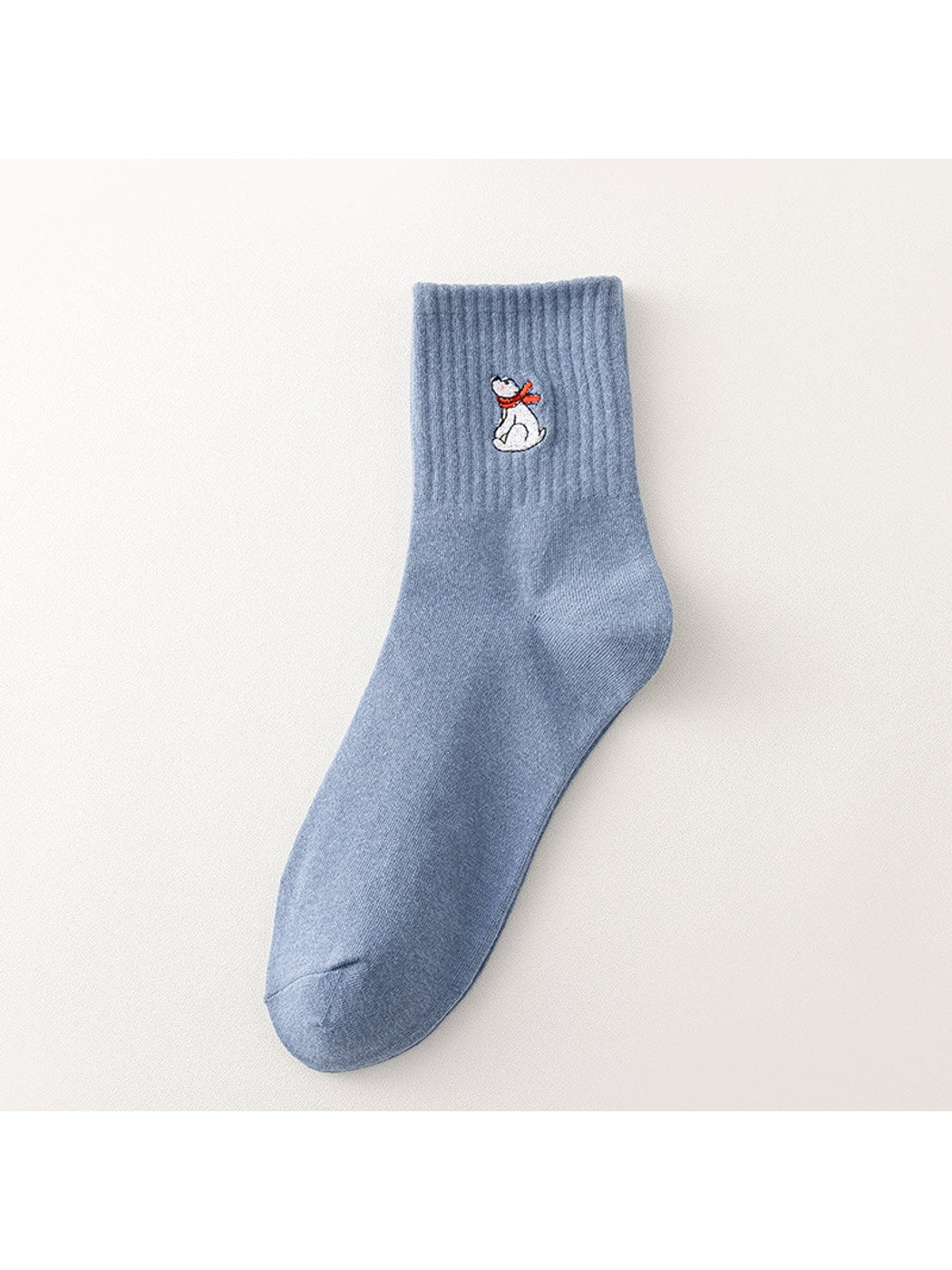 Rufia - Cute Animal Motif Everyday Crew Socks