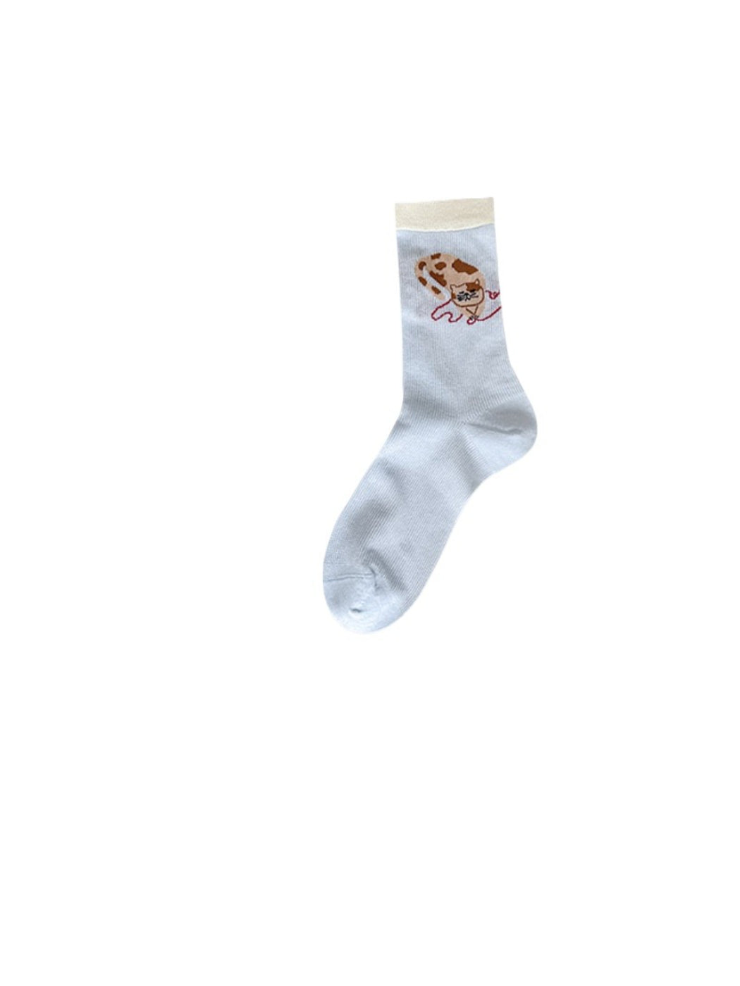 Rufia - Cute Kitty Detail Everyday Crew Socks product image 5