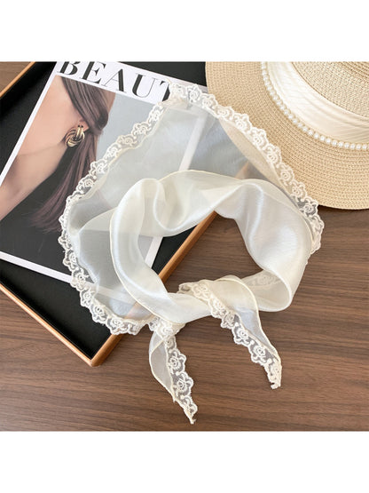 Scarvii - Vintage Elegant Lace Triangle Scarf