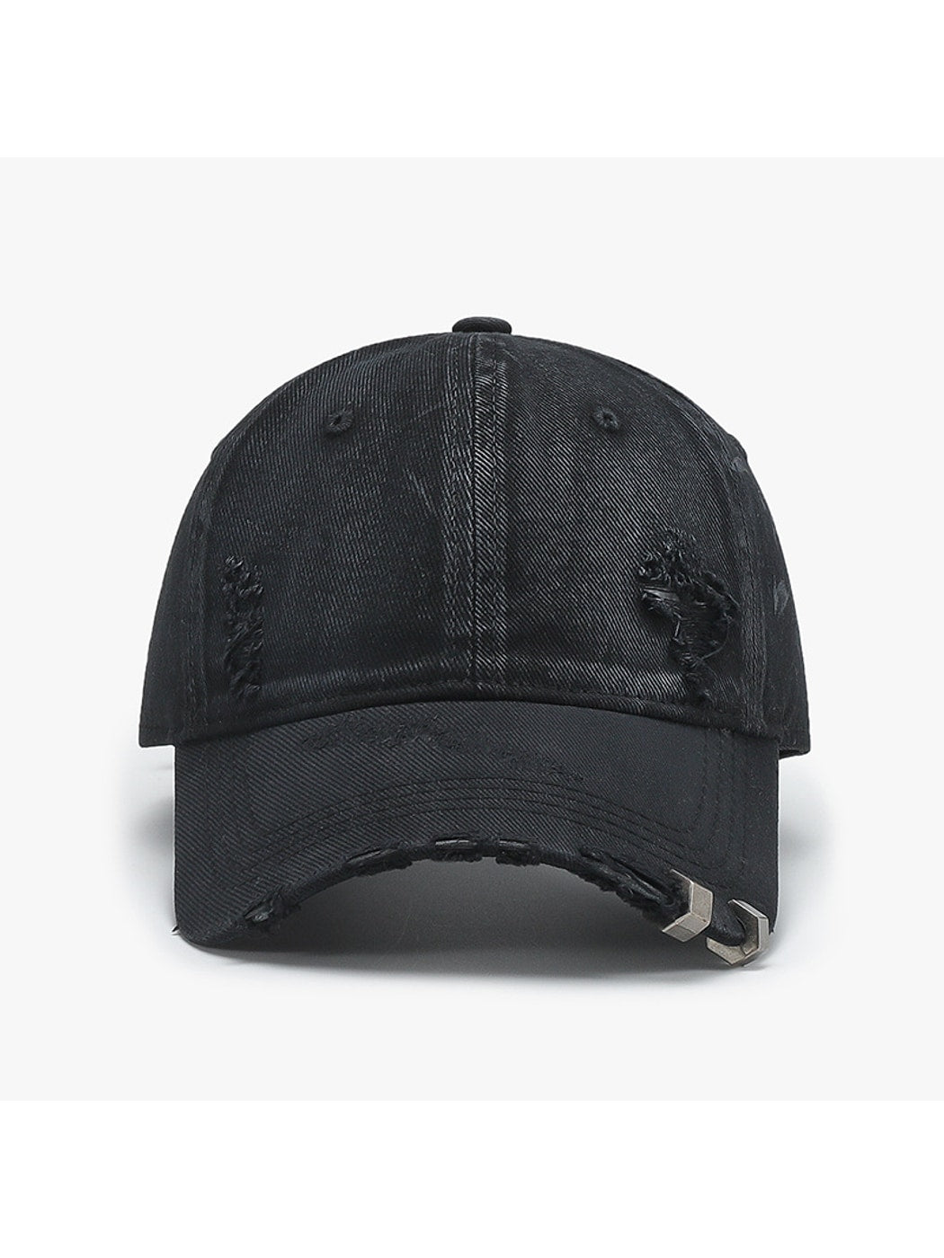 Haila - Distressed Washed Finish Curved Brim BaseballCap