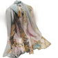 Scarvii - Vibrant Peony Print Scarf - Light & Feminine