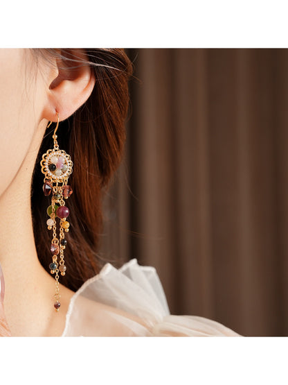 Earwish – Bohemian Tassel & Bead Earrings