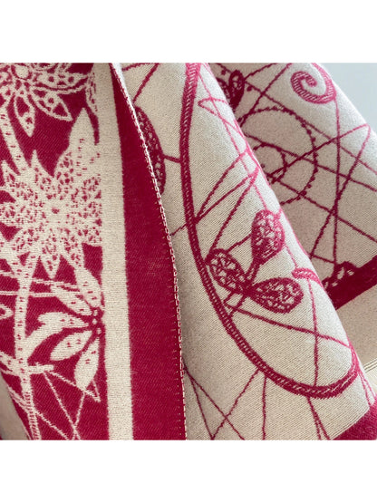 Scarvii - Floral Vine Print Scarf