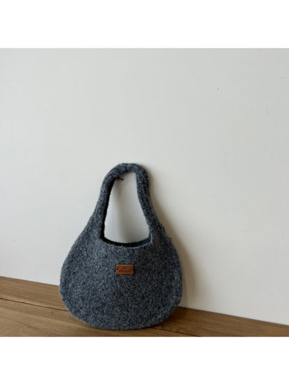 Cosbai - Rounded Knit Tote Bag