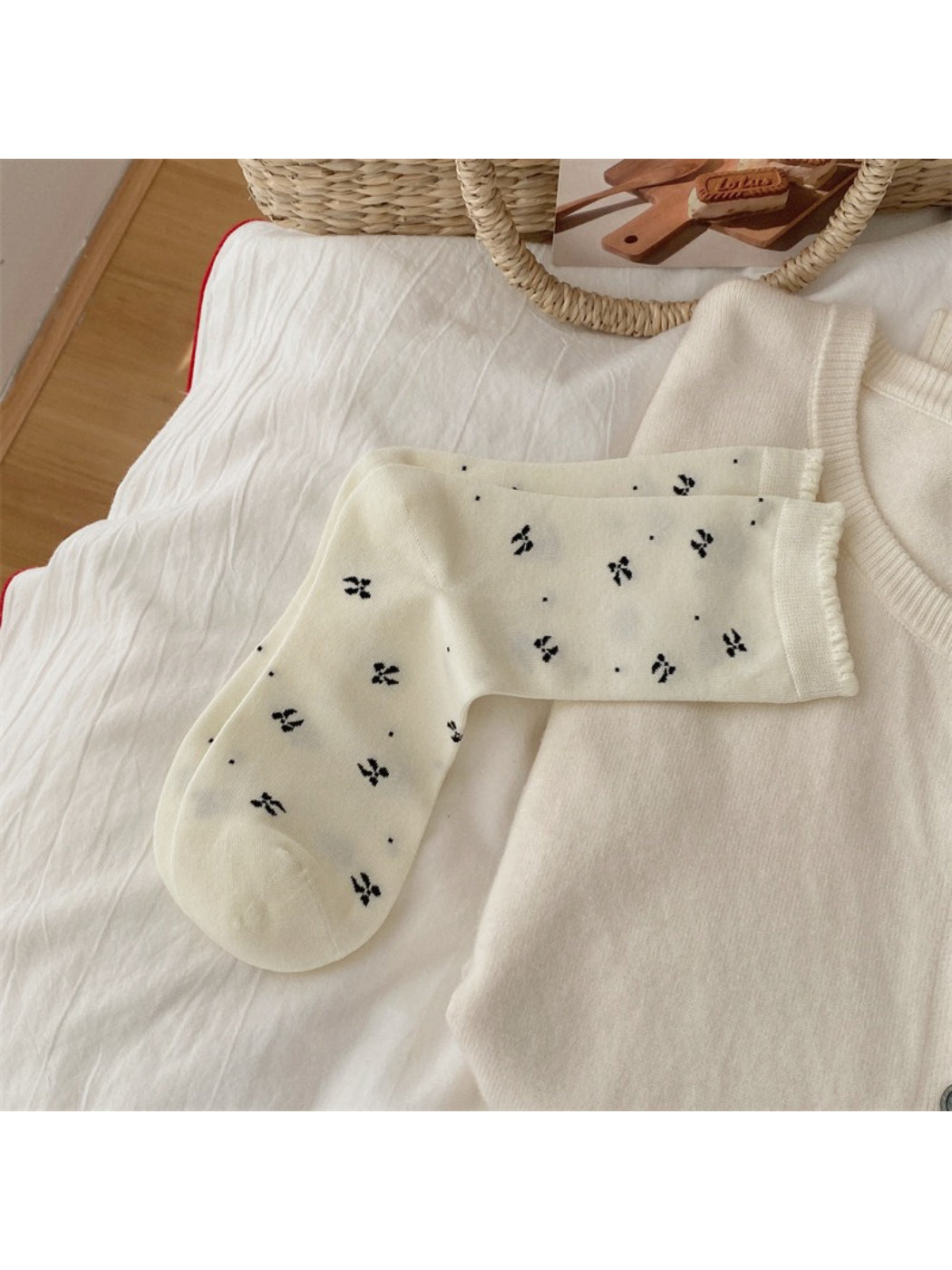 Rufia - Soft Patterned Everyday Crew Socks