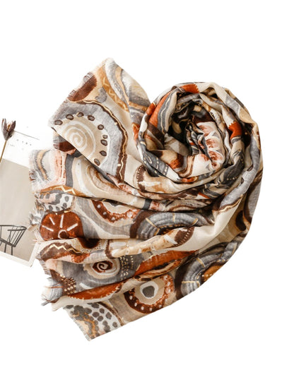 Scarvii - Soft Graphic Pattern Spring Summer Scarf