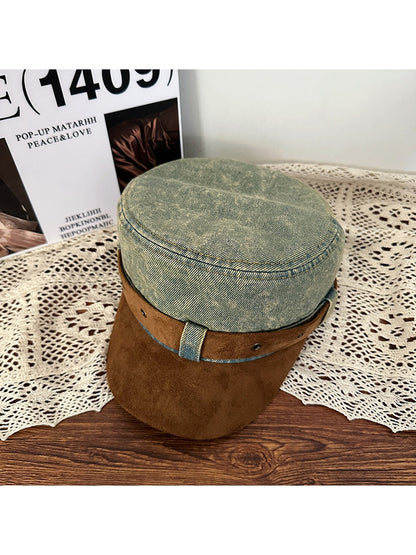 Haila - Vintage Distressed Flat Top Baseball Cap