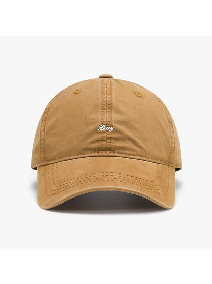 Haila - Curved Brim Round Crown Baseball Cap