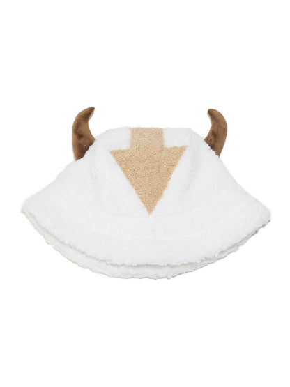 Haila Fuzzy Viking Bucket Hat with Horns