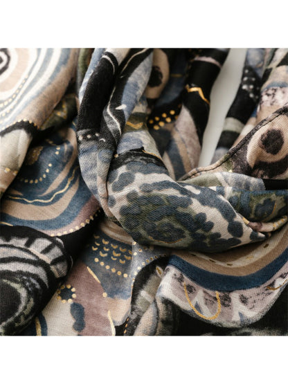 Scarvii - Soft Graphic Pattern Spring Summer Scarf