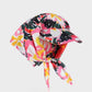 Haila graffiti tie back baseball cap front view with colorful graffiti design