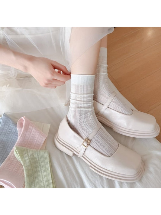 Rufia - Lightweight Modal Ribbed Crew Socks