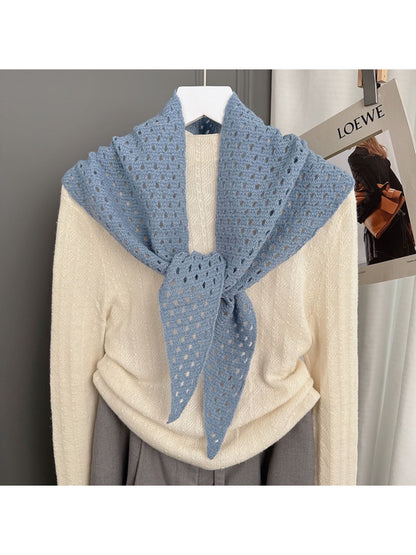 Scarvii - Open Knit Lightweight Tie Scarf