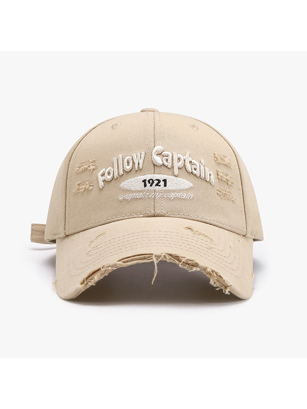 Haila - Curved Brim Letter Graphic Baseball Cap