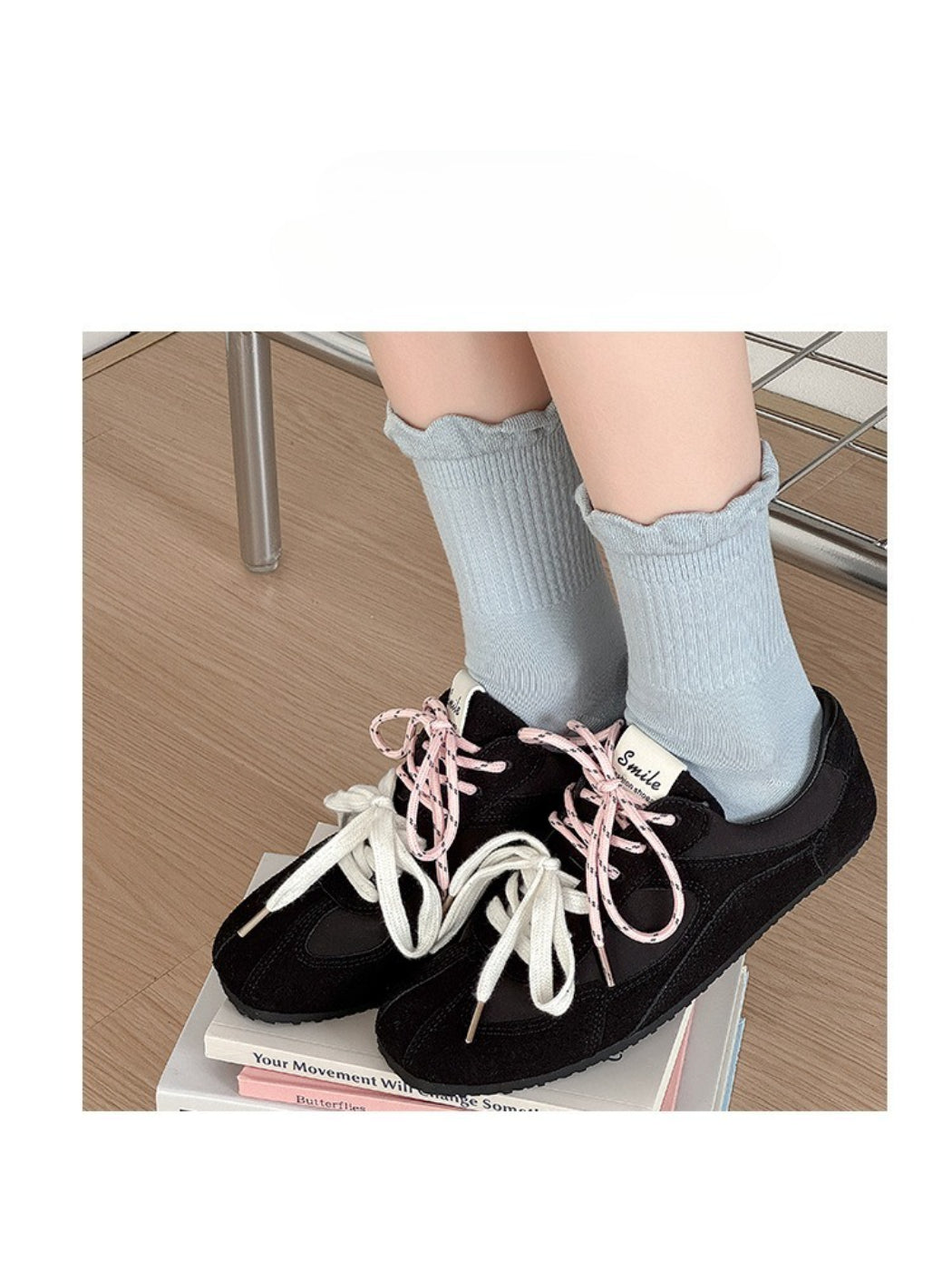Rufia - Ruffled Ribbed Soft Cozy Socks