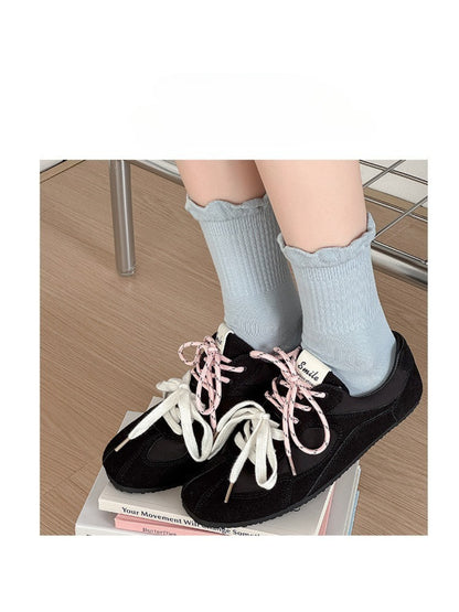 Rufia - Ruffled Ribbed Soft Cozy Socks