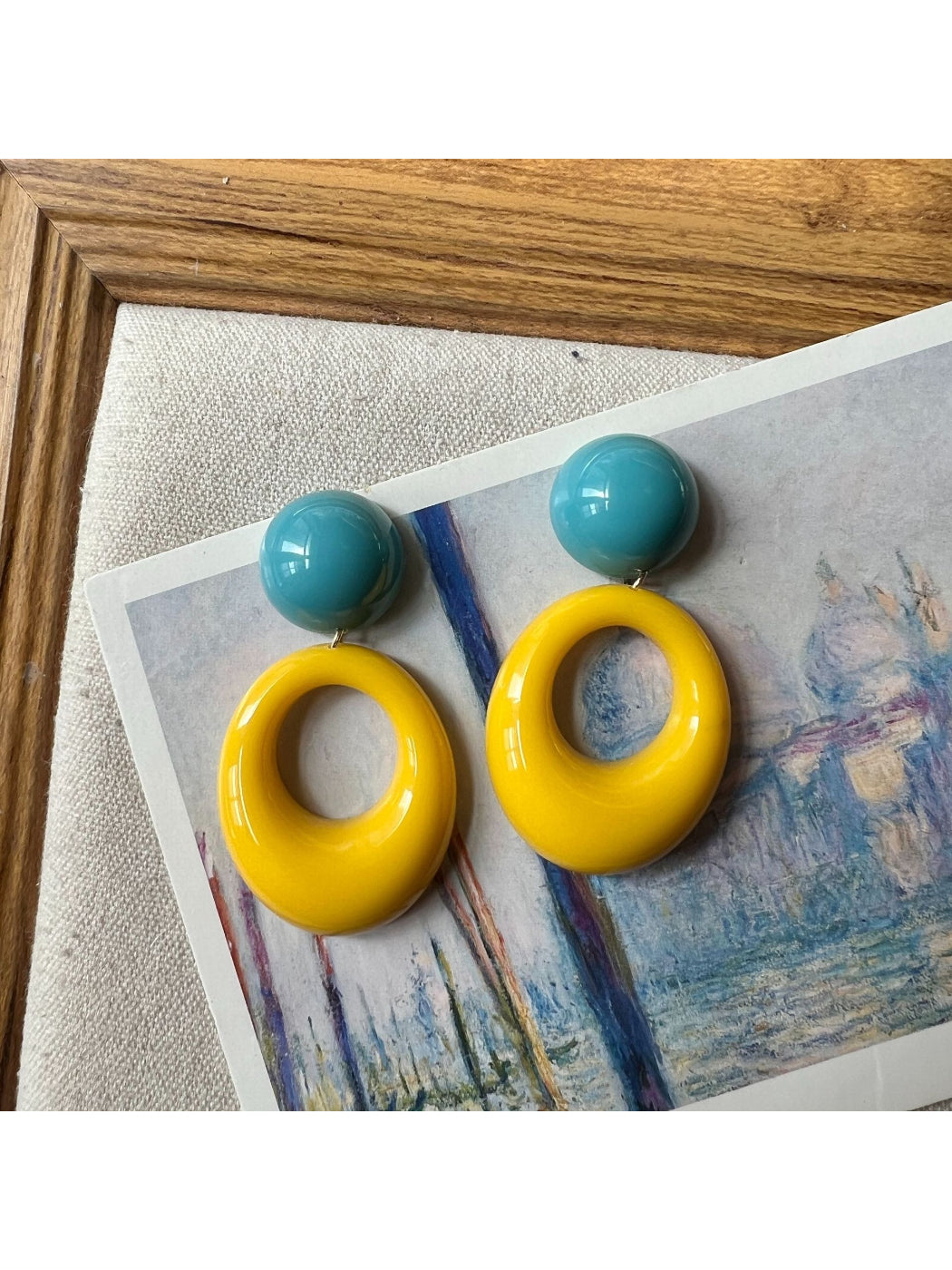 Earwish - Bold Circle Statement Earrings