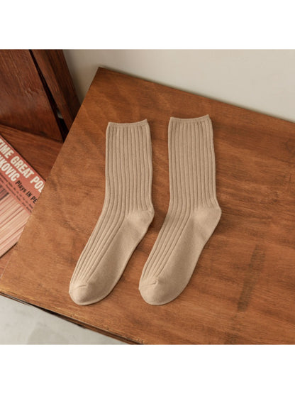 Rufia - Classic Ribbed Mid-Calf Crew Socks product image 6