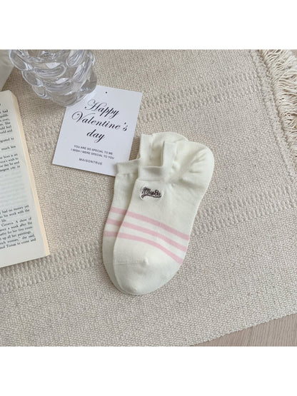 Rufia - Stripe Ankle No Show Socks product image 6