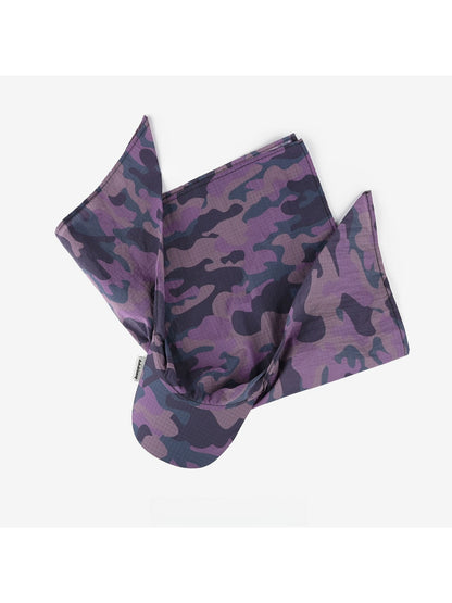Haila - Camouflage Pattern Curved Brim Headscarf Cap