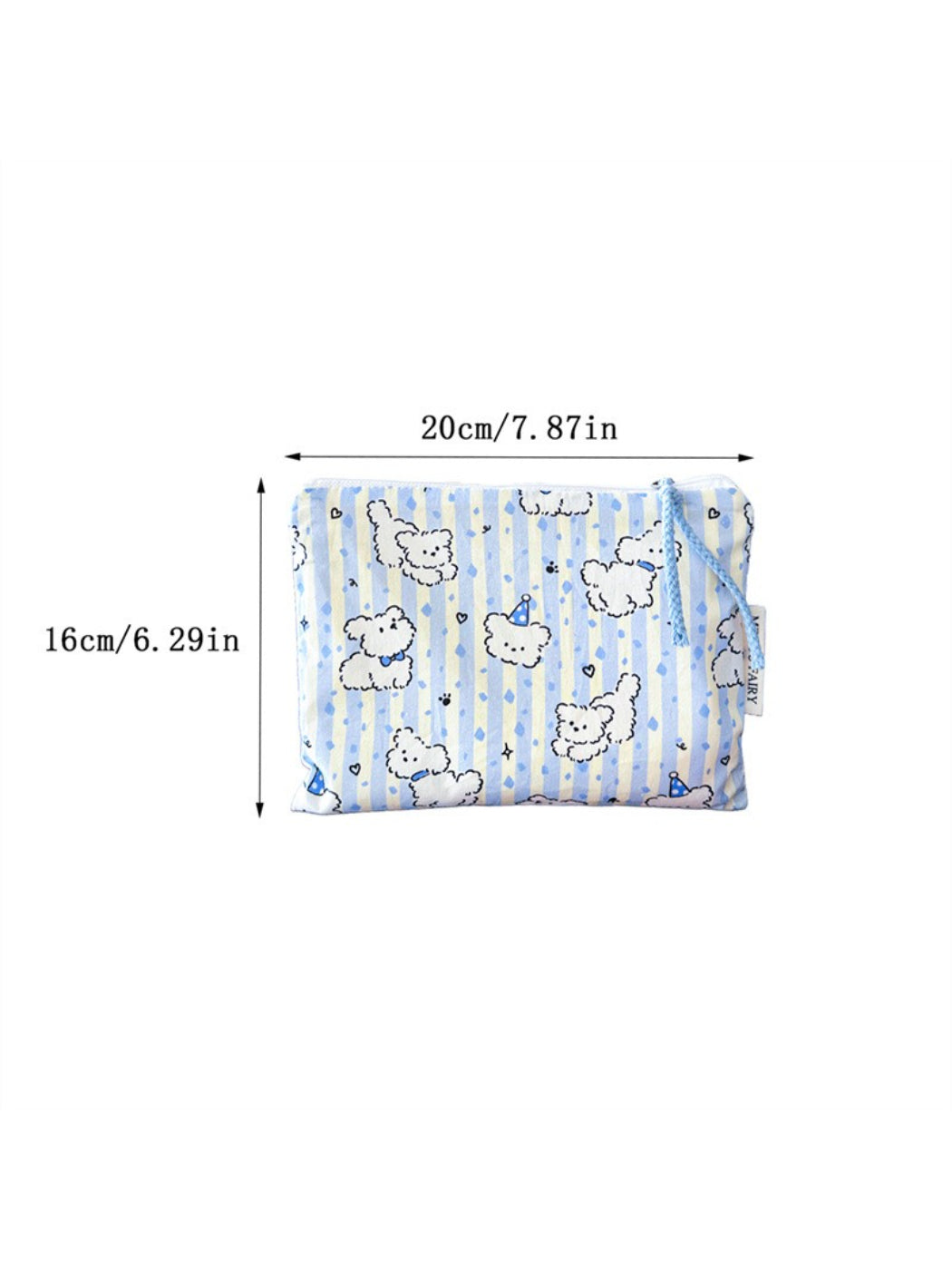 Cosbai Watercolor Floral Makeup Pouch product image