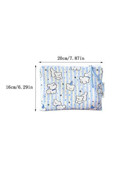 Cosbai Watercolor Floral Makeup Pouch product image