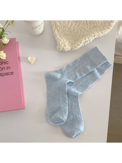 Rufia - Soft Ribbed Knit Crew Socks