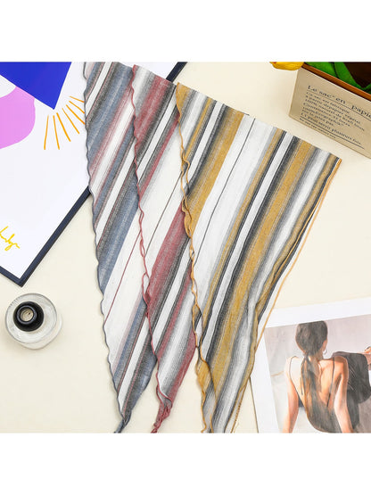 Scarvii - Fresh Striped Triangle Bandana